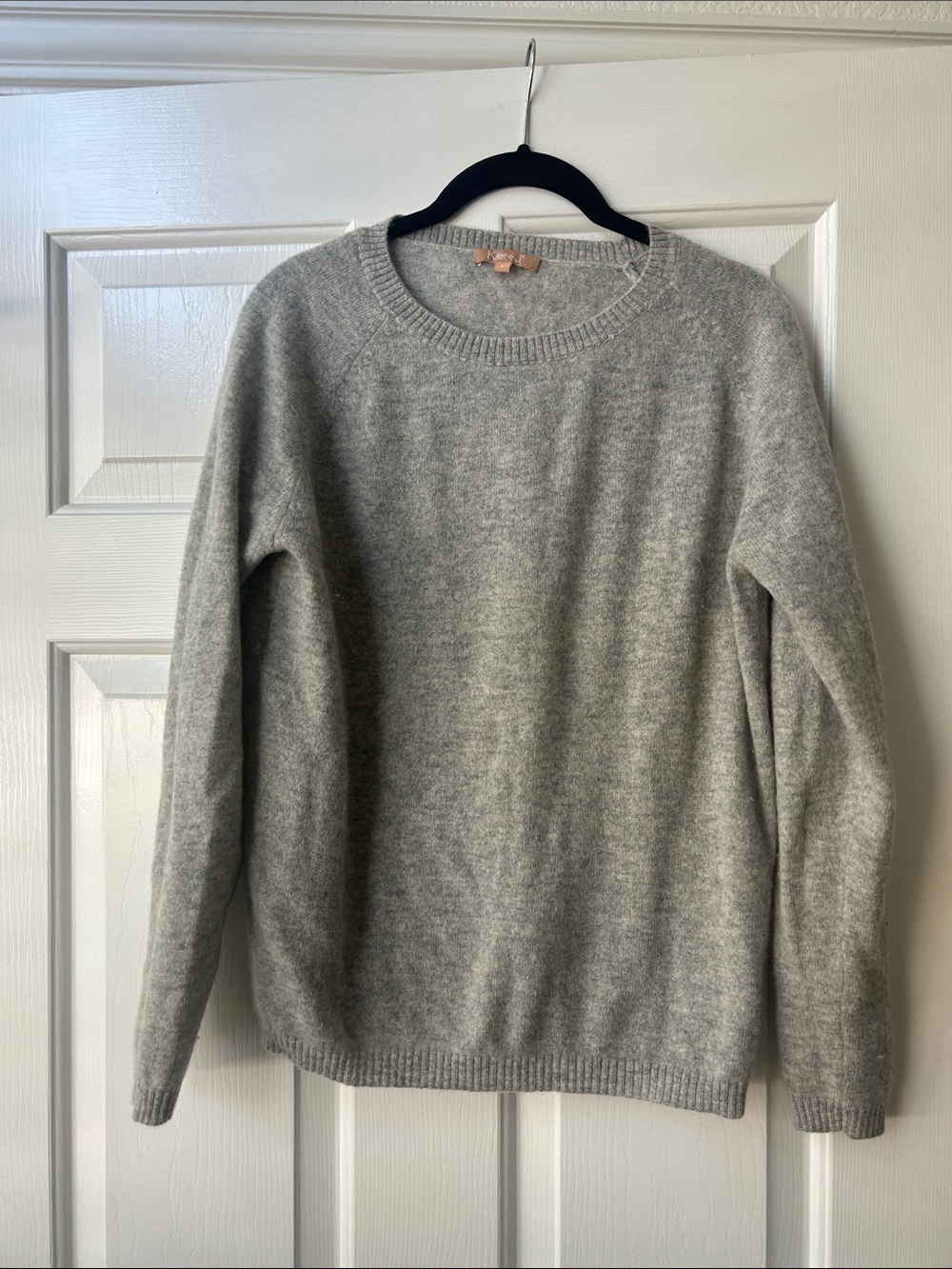 KIER + J Heather Gray Crewneck Sweater